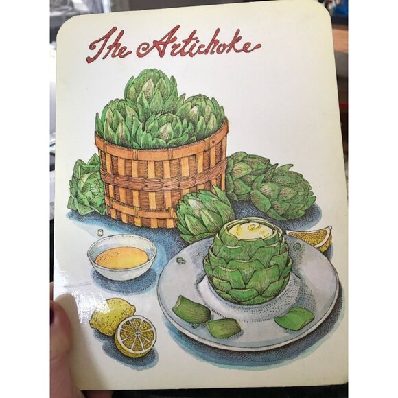 Vintage 1970's Artichoke Wall-Trivet Potpourri Press Kitchen Décor Made In U.S.A - Picture 2 of 4